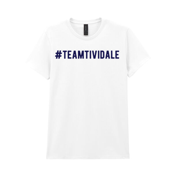 Classic Ladies White T-shirt HASHTAG - Women's T-shirt Thumbnail